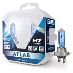 AVS Галогенная лампа ATLAS PB/5000К/PB H7.12V.55W. 2шт