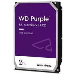 WD Жесткий диск SATA-III 2Tb Purple (5400rpm) 64Mb 3.5" ( 23PURZ)