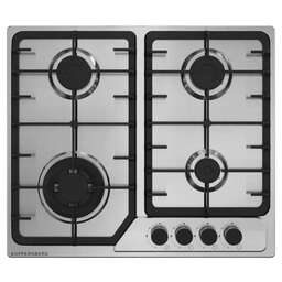 KUPPERSBERG Газовая варочная панель Hi-tech FS 66 X, 4 конфорки, нержавеющая сталь, серый