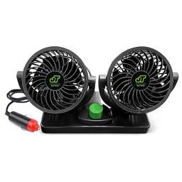 JUST TREND 8062J двойной 12В 4" (корпус: пластик, цвет:чёрный)