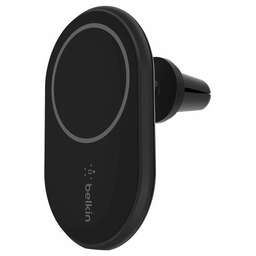 BELKIN Автомобильное беспроводное зарядное устройство BoostCharge Magnectic 10W Car Charger с кабелем USB-C-USB-C. Цвет: черный
