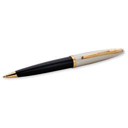 WATERMAN Ручка шариков. Carene De Luxe (S0700000) Black Silver GT M син. черн. подар.кор