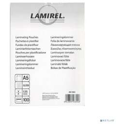 FELLOWES Lamirel Пленка для ламинирования LA-78661(01) (А5, 125мкм, 100 шт.)
