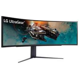 LG 49" Монитор UltraGear 49GR85DC-B, 5120x1440, VA, 240Гц, 2хHDMI, 1хDP, изогнутый, черный [49gr85dc-b.aruz]