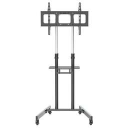 CACTUS Стойка для телевизора CS-ST04H черный 37"-70" макс.45кг напольный мобильный
