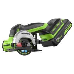 GREENWORKS Углошлифовальная машина GD24UCS 500Вт 20000об/мин рез.шпин.:M6 d=76мм (3402007CUA)