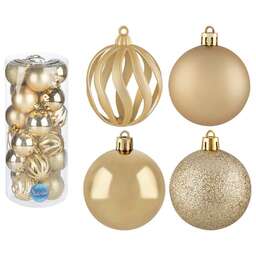 ВОЛШЕБНАЯ СТРАНА Набор шаров SYQA- 0123066, 24шт, 6см (106292)