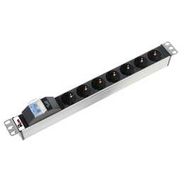 REM Блок распределения питания R-16-7S-A-440-K гор.размещ. 7xSchuko базовые 16A клеммная колодка