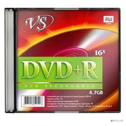 VS Диски DVD+R 4.7Gb, 16x, Slim Case 5шт.(620519)