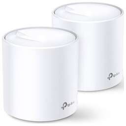 TP-LINK Бесшовный Mesh роутер Deco X20(2-PACK) AX1800 10/100/1000BASE-TX белый (упак.:2шт)