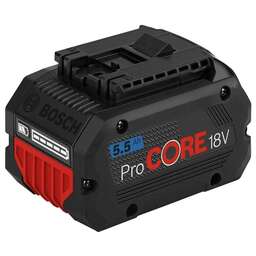 BOSCH Батарея аккумуляторная ProCore 18V, 18В, 5.5Ач, Li-Ion [1600a02149]