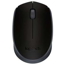LOGITECH Мышь беспроводная M171 Black черная, оптическая, 1000dpi, 2.4 GHz, USB-ресивер