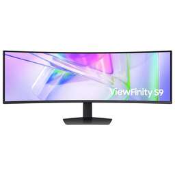 SAMSUNG 49" Монитор ViewFinity S9 S49C950UAUXEN, 5120x1440, VA, 120Гц, 2хHDMI, 1хDP, изогнутый, черный [ls49c950uauxen]