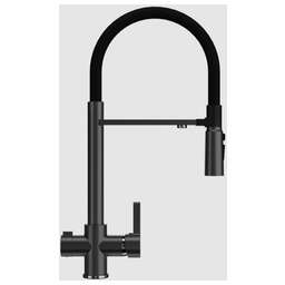 MAUNFELD Кухонный смеситель MFQT-26BM черный матовый