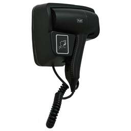 PUFF Фен для волос настенный " -1201Bl", черный