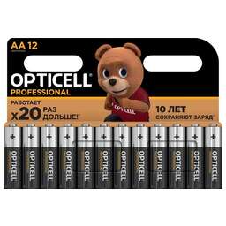 OPTICELL Батарея Professional LR6 AA (12шт) блистер