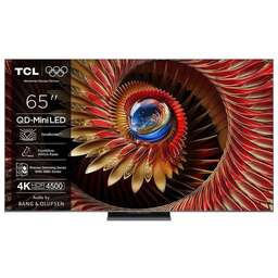 TCL 65" Телевизор 65C8K QD-Mini LED QLED, 4K Ultra HD, черный, СМАРТ ТВ, Google TV