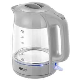 KITFORT Чайник электрический КТ-6766, 3л, пластик/стекло