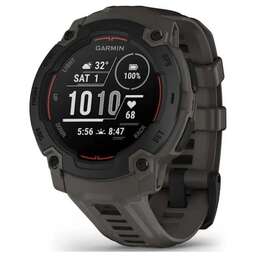 GARMIN Смарт-часы Instinct E 45мм 1.4" AMOLED корп.серый рем.серый разм.брасл.:132-213 мм (010-02933-00)