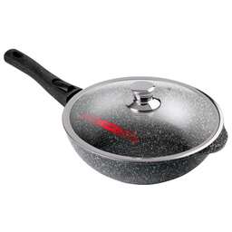 ГОРНИЦА Ст2413аг а/пр литой 24см съемн/руч стекл/кр Гранит