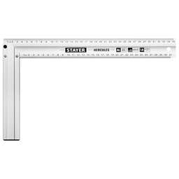 STAYER 350 мм, жесткий столярный угольник, Professional (3432-35)