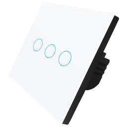 DIGMA Умный выключатель DiSwitch 3p 3-хкл. универсальный белый (DSW3P)