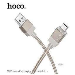 HOCO (6942007646796) X110m для micro USB , 1 м, Gold
