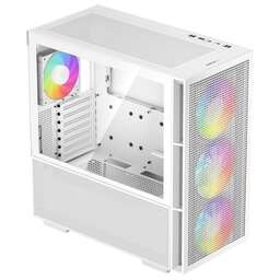 DEEPCOOL Корпус MidiTower CH560 WH white (ATX, без БП, ARGB, USB3.2 Type-A+USB3.2 Type-C) (R-CH560-WHAPE4-G-1)