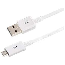 REXANT (18-4269) Кабель USB-micro USB/PVC/white/1m/REXANT