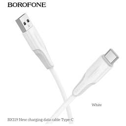 BOROFONE (6941991122002) BX119a USB 3.0A для Type-C - 1м , белый