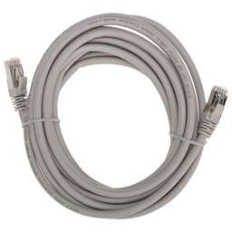 REXANT Патч-корд S/FTP, CAT 6A (10G), RJ45-RJ45, 28AWG, LSZH, серый, 5м