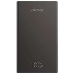 DIGMA Мобильный аккумулятор DGPD100WA 20000mAh QC3.0/PD3.0 100W 5A 2xUSB-A/2xUSB-C черный (DGPD20A100ABK)