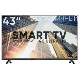 SOUNDMAX SM-LED43M01SU UHD SMART TV Android Безрамочный