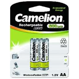 CAMELION (1657) AA-600MAH NI-CD BL-2