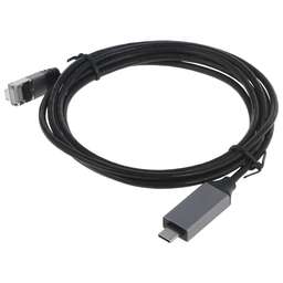 BURO Кабель BU-USB-C-LAN1000-2m USB Type-C (m) RJ-45 (m) 2м черный (пакет)