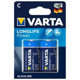 VARTA C Батарейка Longlife power LR14 BL2 Alkaline, 2 шт