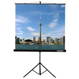 LUMIEN Экран Eco View LEV-100104, 127х127 см, 1:1, напольный