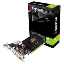 BIOSTAR Видеокарта PCI-E GT710-2GB D3 LP NVIDIA GeForce GT 710 2Gb 64bit DDR3 954/1333 DVIx1 HDMIx1 CRTx1 HDCP Ret low profile