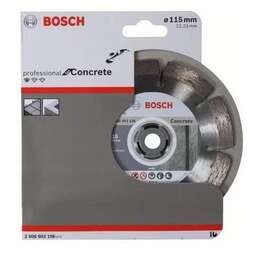 BOSCH Диск алмазный по бет. ProfEco (2608602196) d=115мм d(посад.)=22.23мм (угловые шлифмашины)