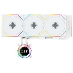 LIAN-LI Система водяного охлаждения HydroShift II LCD-C 360TL ARGB Soc-AM5/AM4/1700/1851 белый 4-pin 33dB Al+Cu LCD Ret (G89.GHS2LCD36TW.R0)