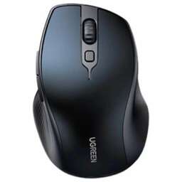 UGREEN Мышка компьютерная беспроводная MU101 (15807) Ergonomic Contoured-Shape Design Wireless Mouse 2.4 GHz&BT. Цвет: синий