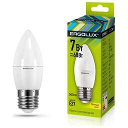 ERGOLUX (13297) LED-C35-7W-E27-3K