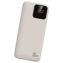 AKSBERRY (6900286030019) E200 Boosti быстрая зарядка PD22.5W/QC22.5W с дисплеем 20000 mAh, белый