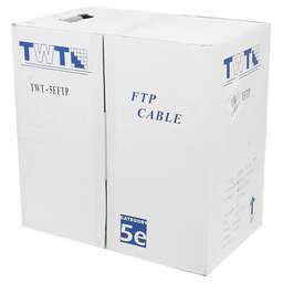 LANMASTER Кабель информационный TWT-5EFTP кат.5E FTP 4 пары 24AWG PVC внутренний 305м серый