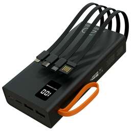 MORE CHOICE (4620202550569) PB22-20 с кабелем 2USB 2.1A - 20000mAh черный