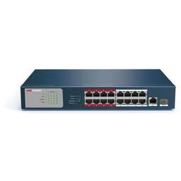 HIKVISION Коммутатор DS-3E0318P-E/M(C) 17x100Мбит/с 1SFP 16PoE+ 135W неуправляемый