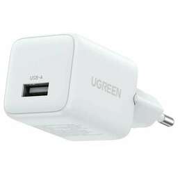 UGREEN Сетевое зарядное устройство X518 (75623) 18W USB GaN Fast Charger. Цвет: белый