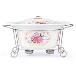 POMIDORO POMI D'ORO P155029 Debora Мармит керамический с крышкой