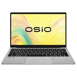 OSIO Ноутбук FocusLine F140A-001 14", 2023, IPS, AMD Ryzen 5 5560U 2.3ГГц, 6-ядерный, 8ГБ DDR4, 256ГБ SSD, AMD Radeon Graphics, без операционной системы, серый