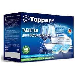 TOPPERR 3306 Таблетки для ПММ 10в1 60шт